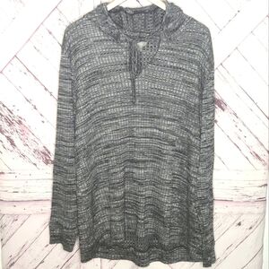 Natural Reflections Gray Hooded Pullover Shirt